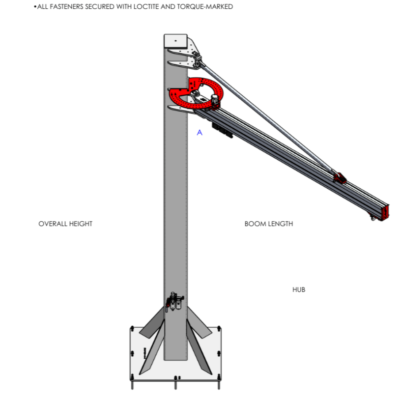 J1000 JIB Crane - The Lifting Superstore - Givens Engineering