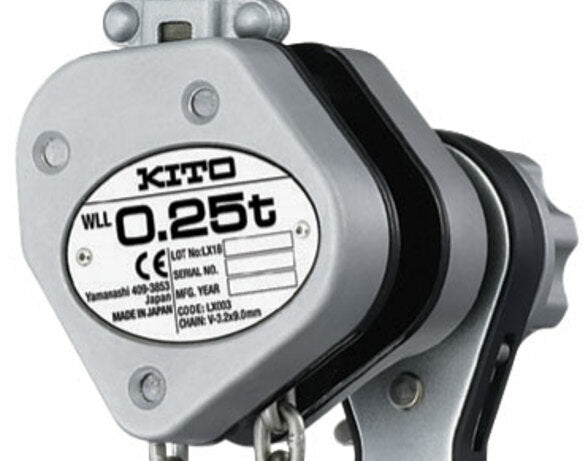 Kito LX Miniature Lever Hoist - The Lifting Superstore - Kito Canada